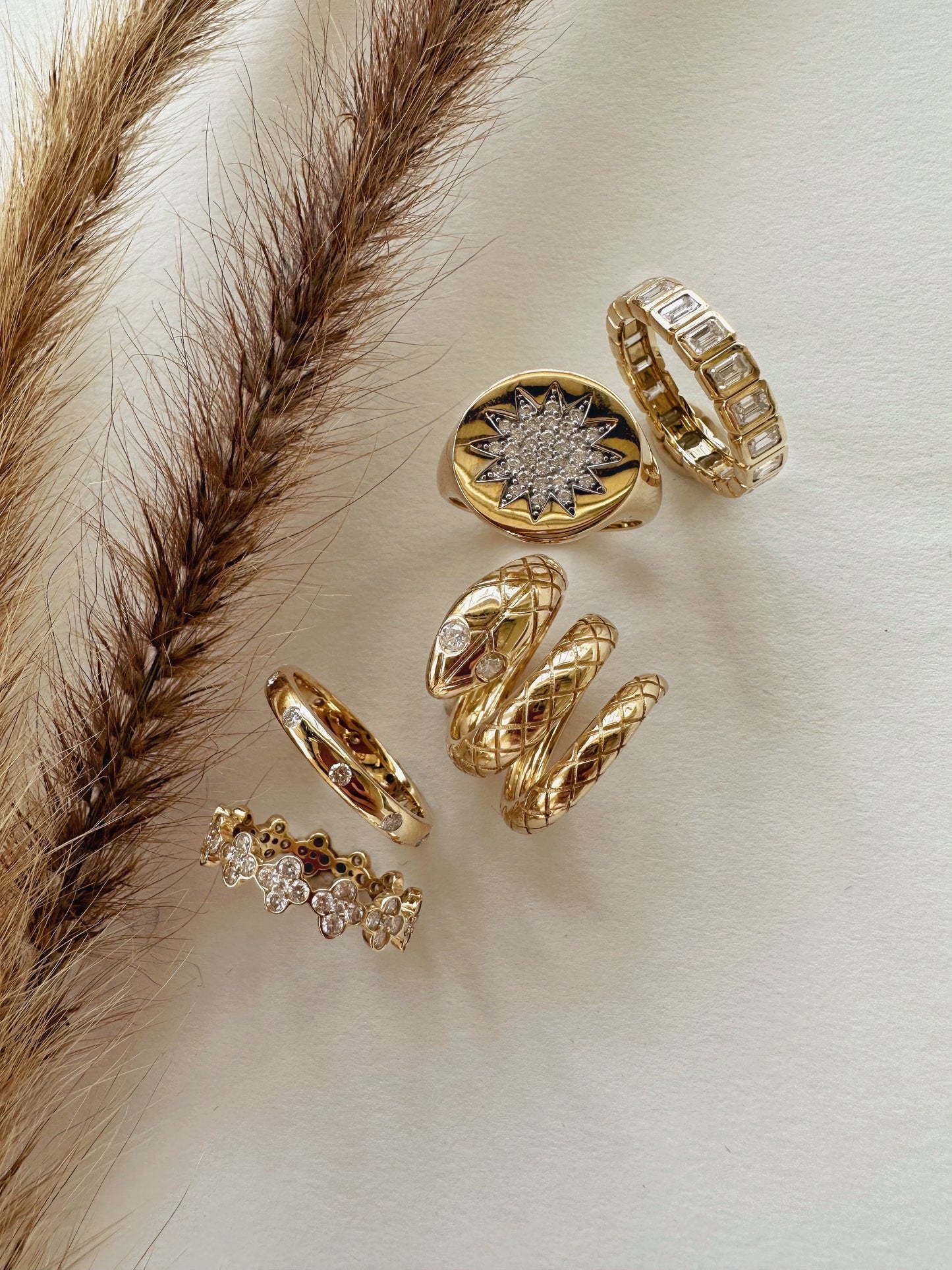 Miriam Statement Burst Ring