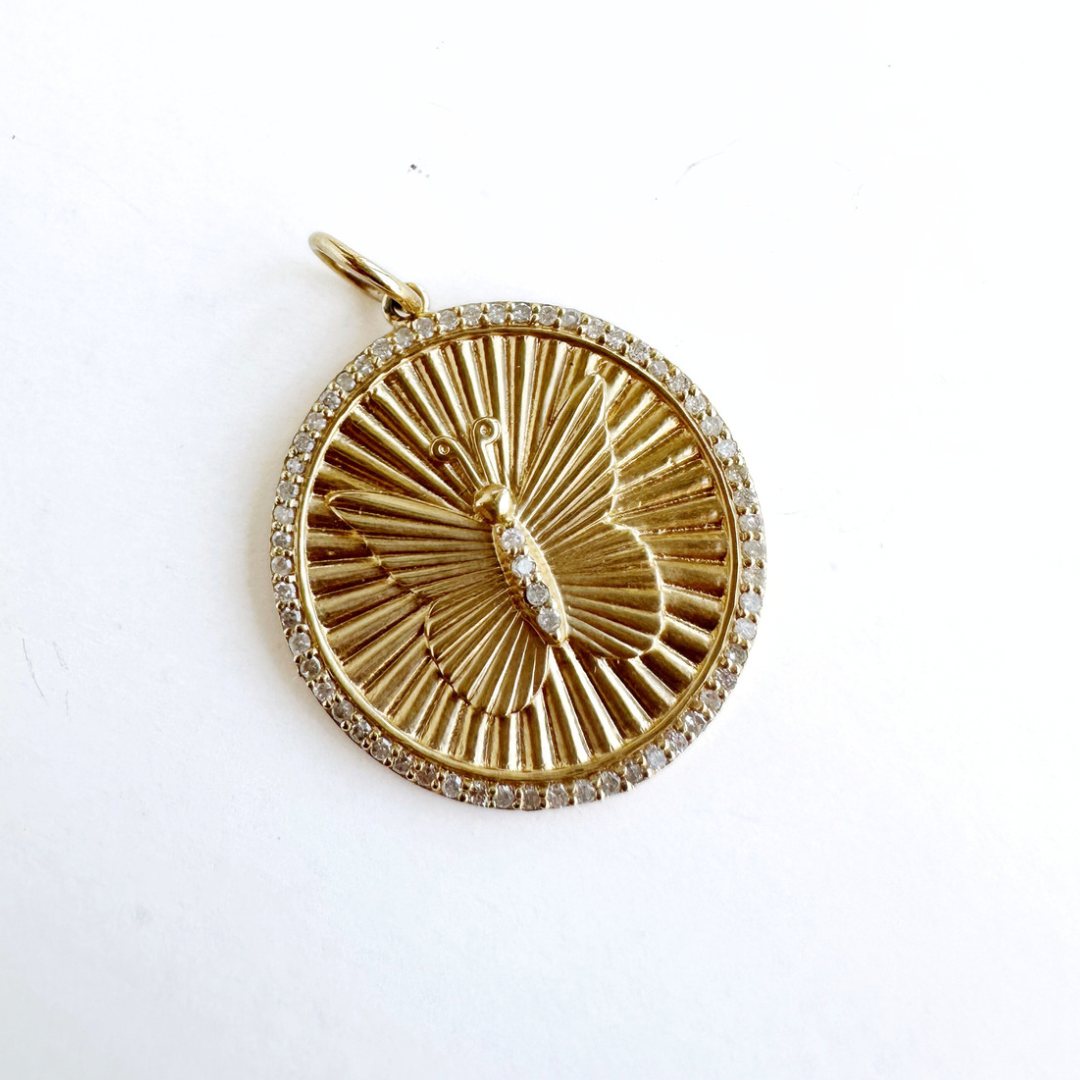 Flutter Butterfly Coin Charm