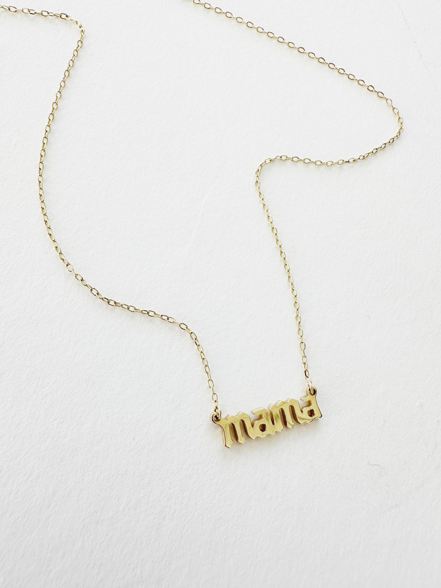 Mama Plate Necklace