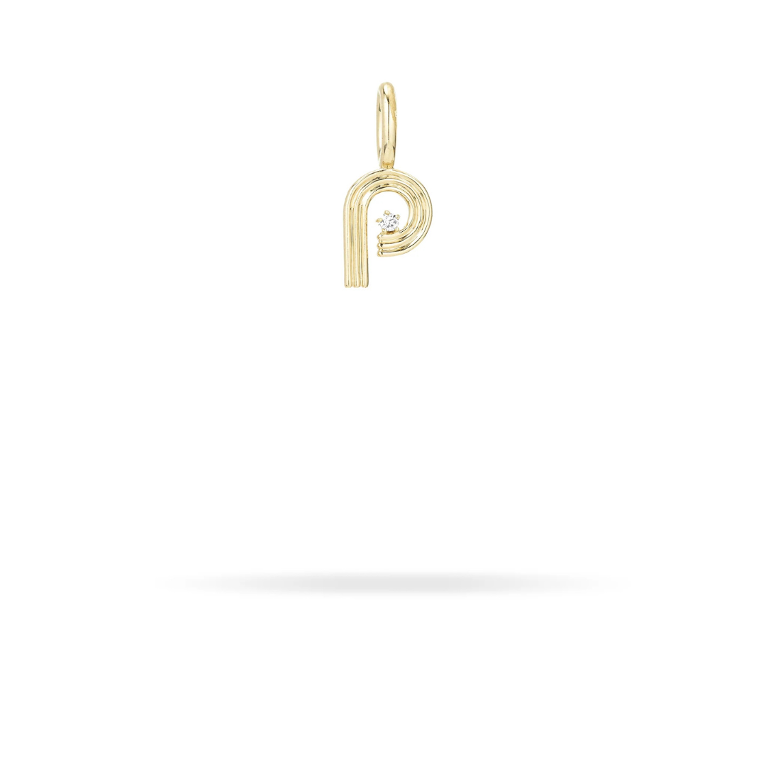 Mini Retro Letter Charm - PRE ORDER