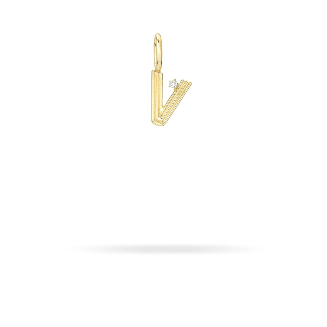 Mini Retro Letter Charm - PRE ORDER