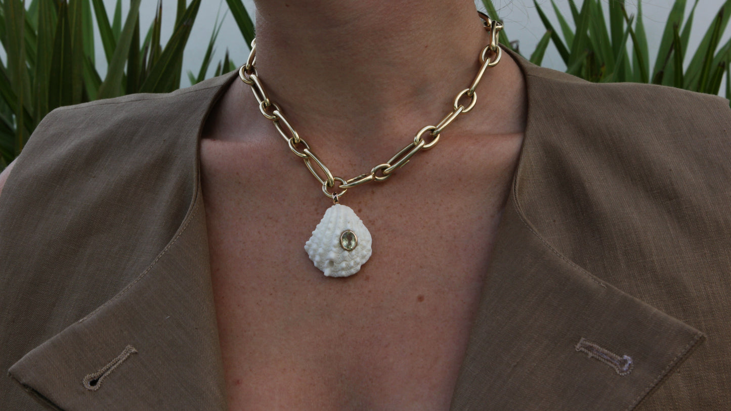 Classic Spiny Jewel Shell Pendant
