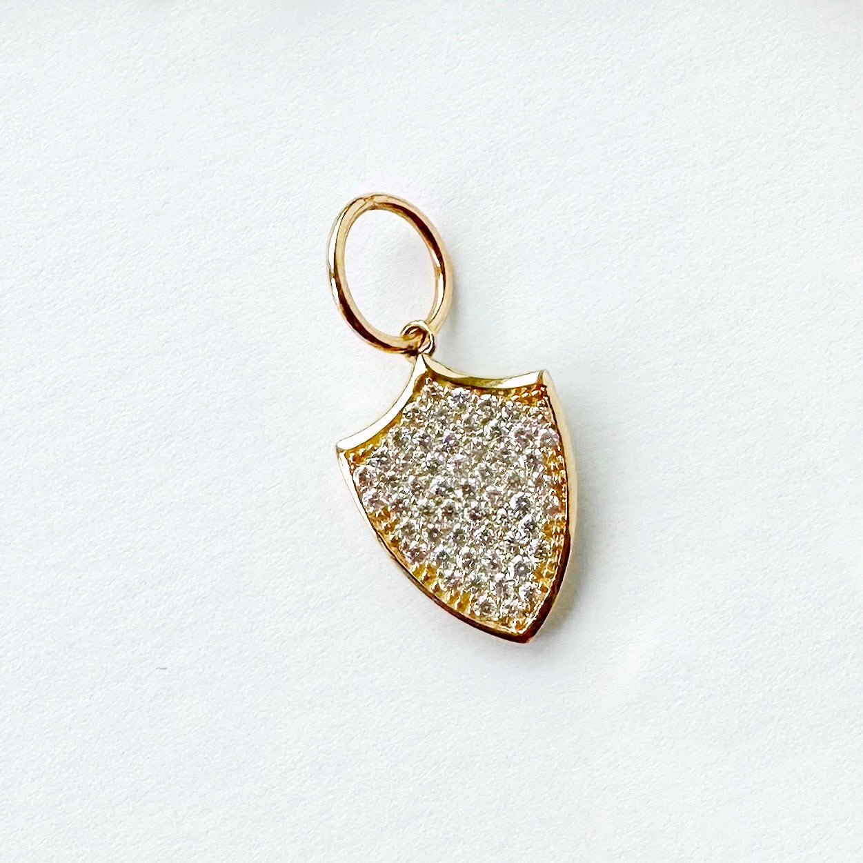 Courage Small Shield Charm