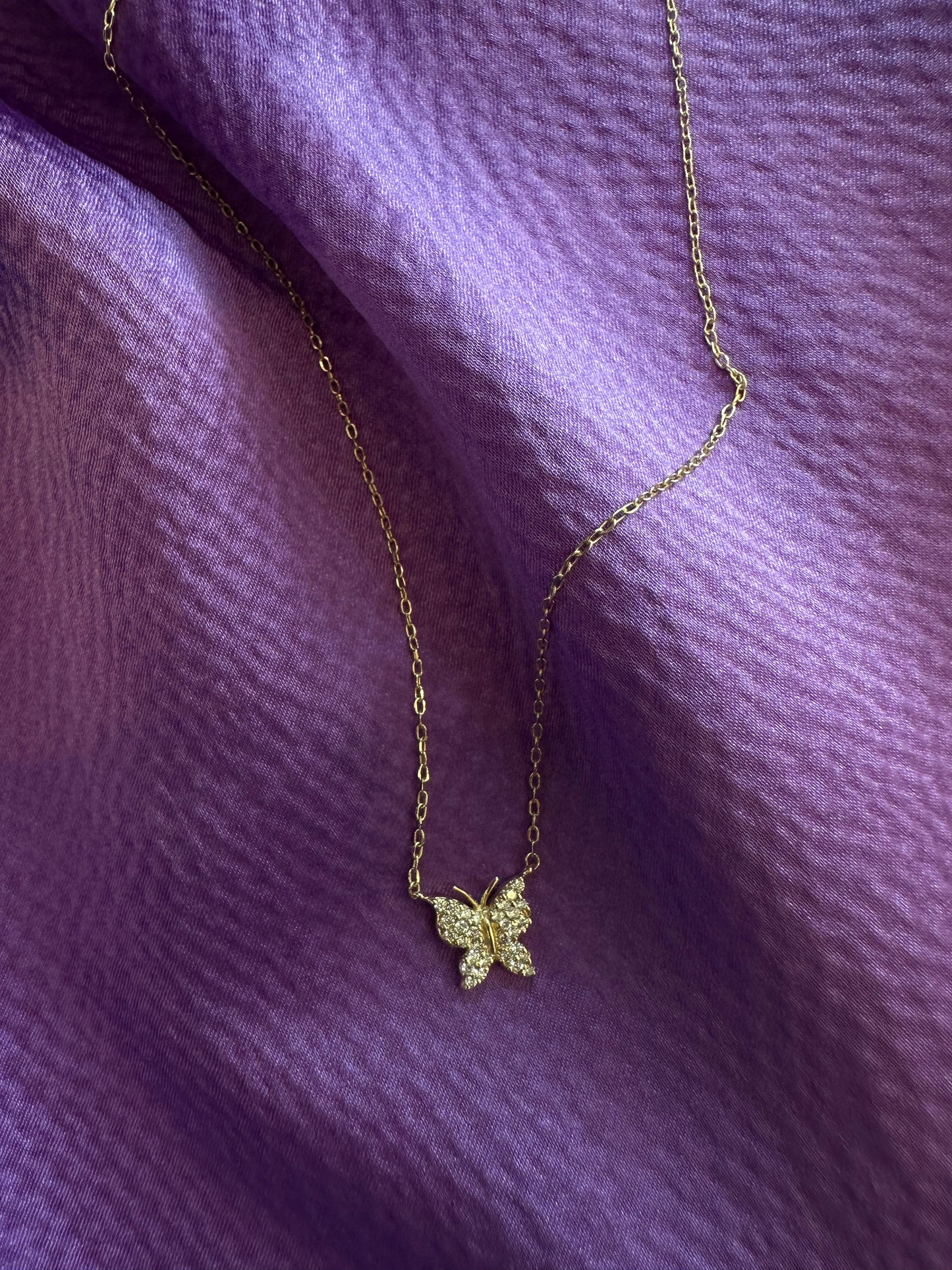 Wren Delicate Butterfly Necklace