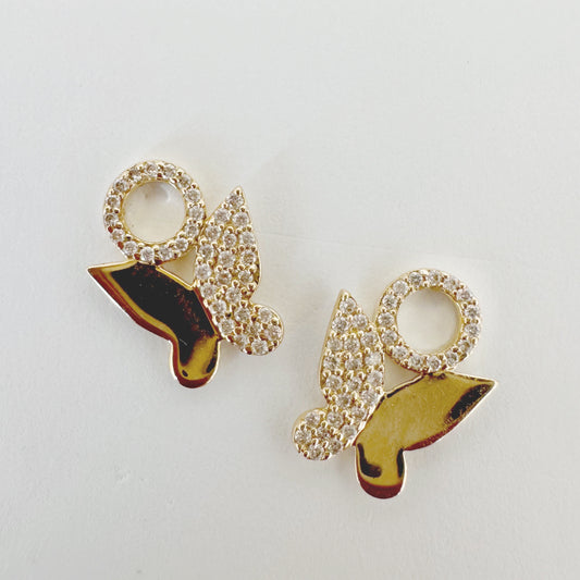 Lucy Butterfly Huggie Charms