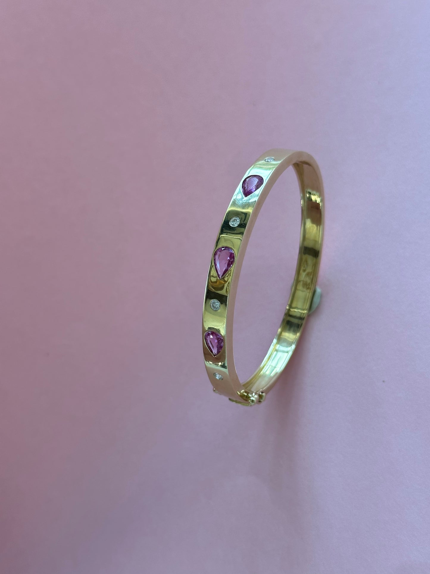 Sansa Sapphire and Diamond Bangle