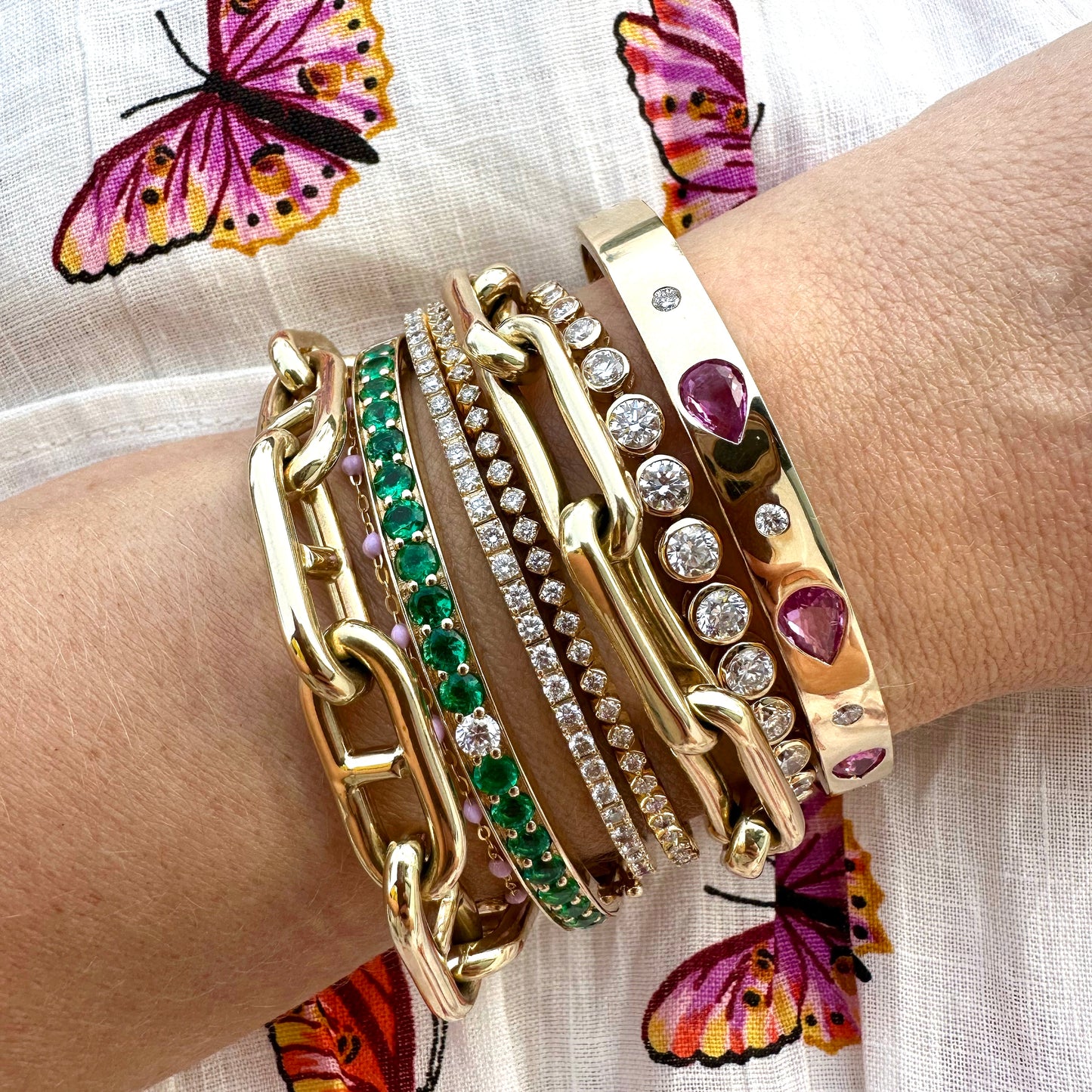 Kiera Bezel Diamond Bracelet