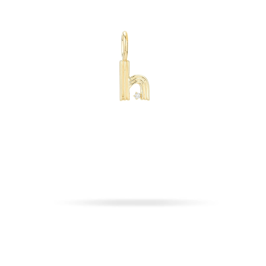 Mini Retro Letter Charm - PRE ORDER