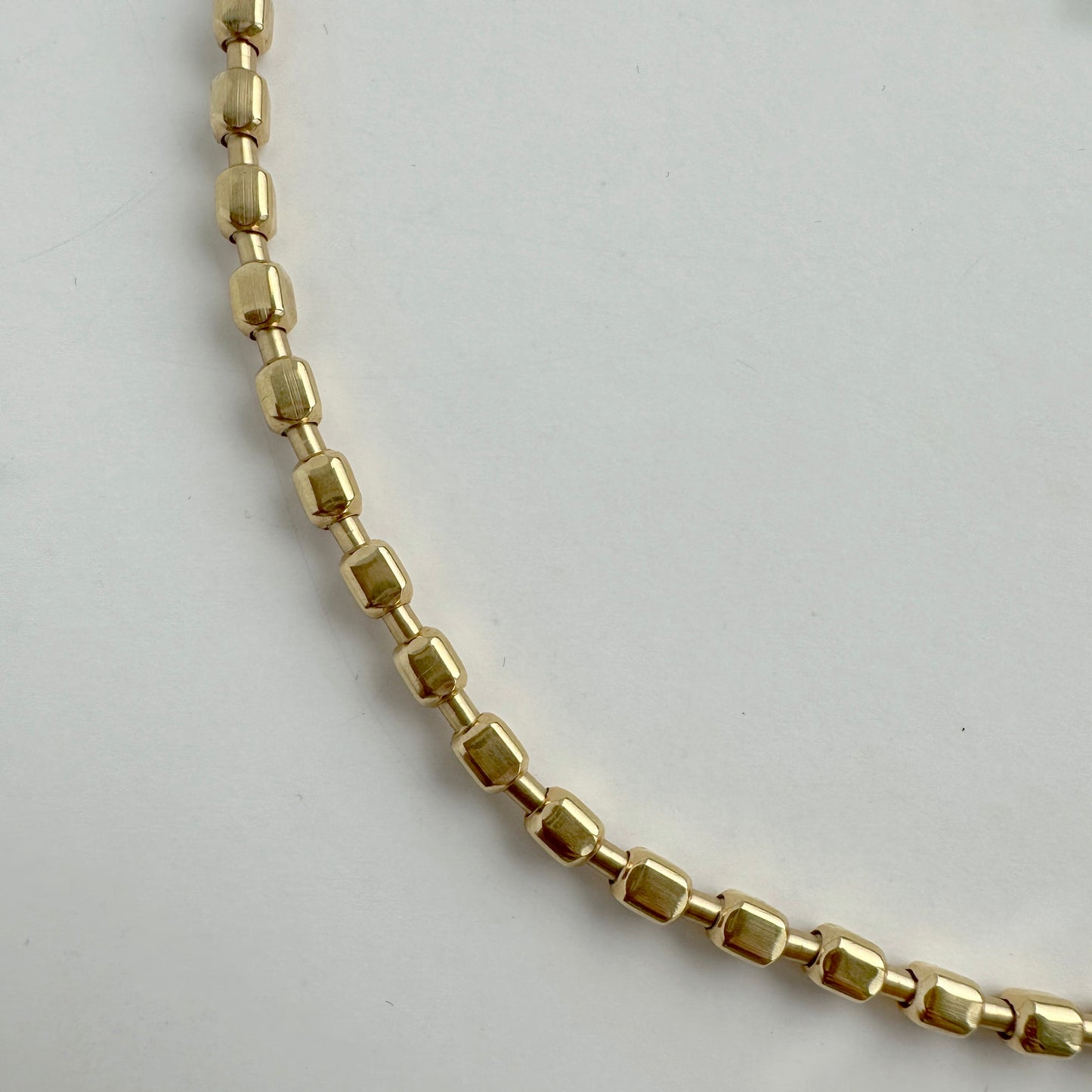 Gold Nugget Chain 20"