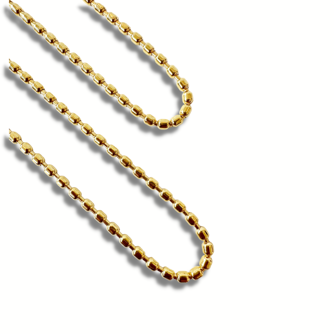RPJ-GOLD NUGGET CHAIN-18"