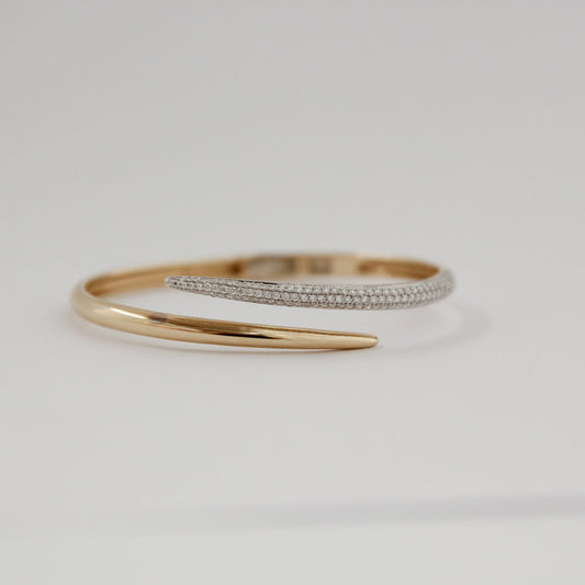 Nadia Pave Wrap Bangle