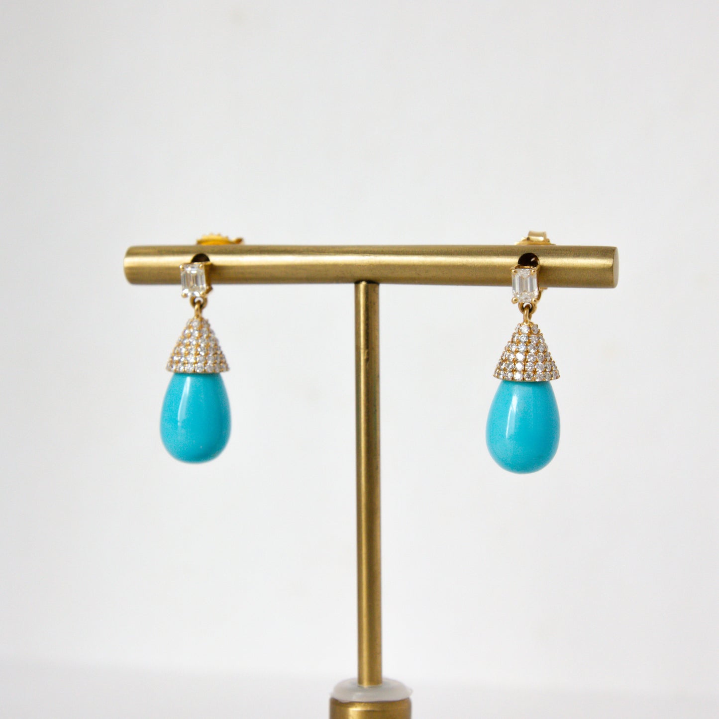 Gallion Turquoise Drop Earrings