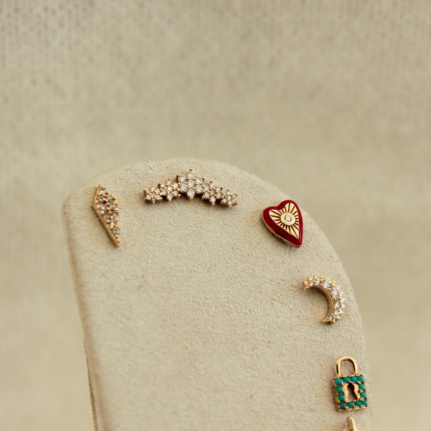 Clara Diamond Flower Climber Earring