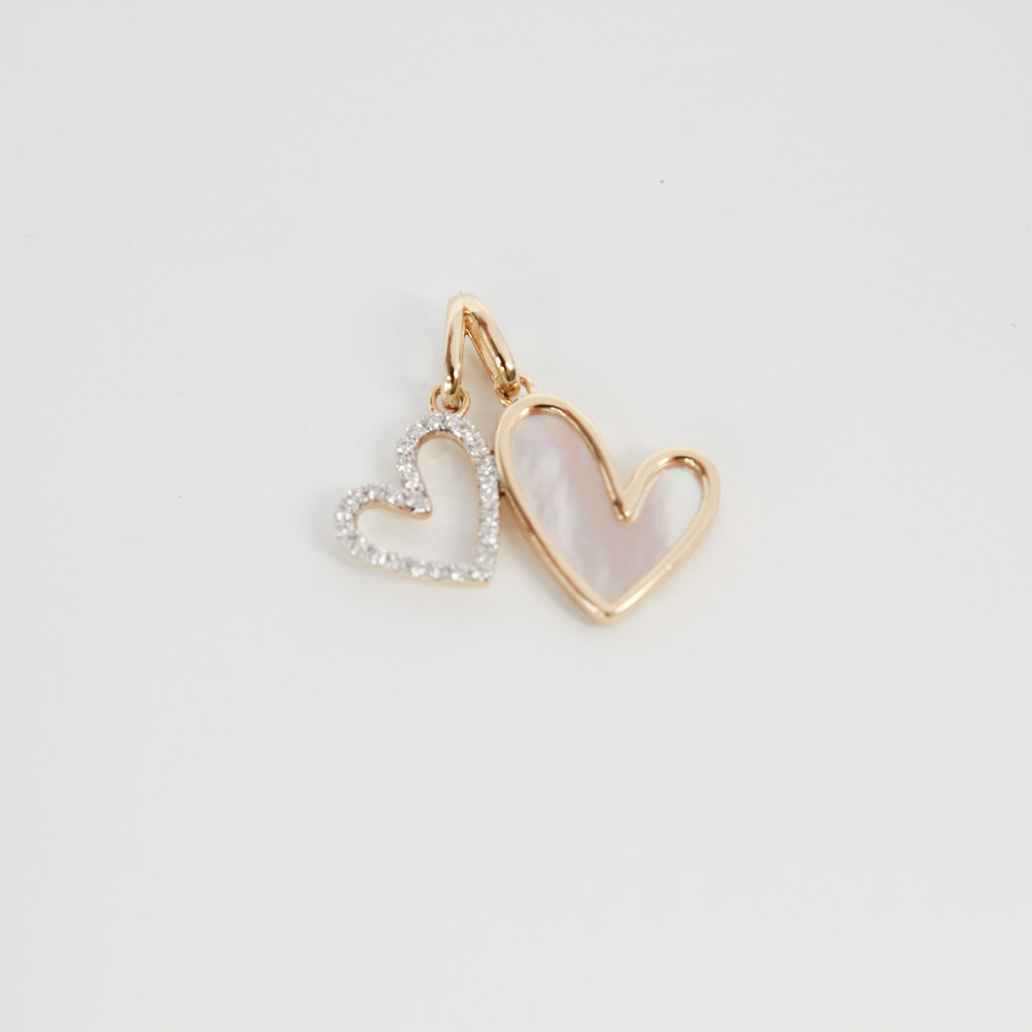 Twin Hearts Charm