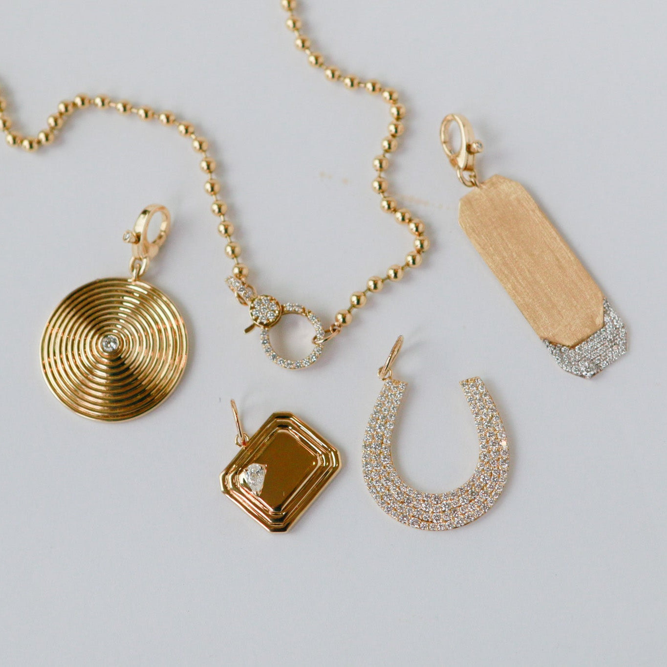 Stovall Pear Diamond Pendant