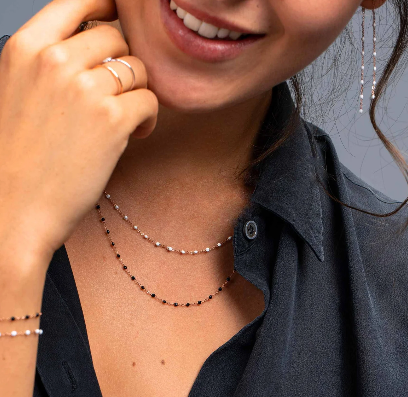 Giselle Necklace - White