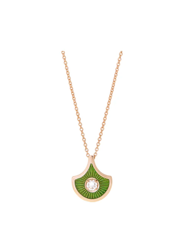 Katia Kiwi Pendant Necklace