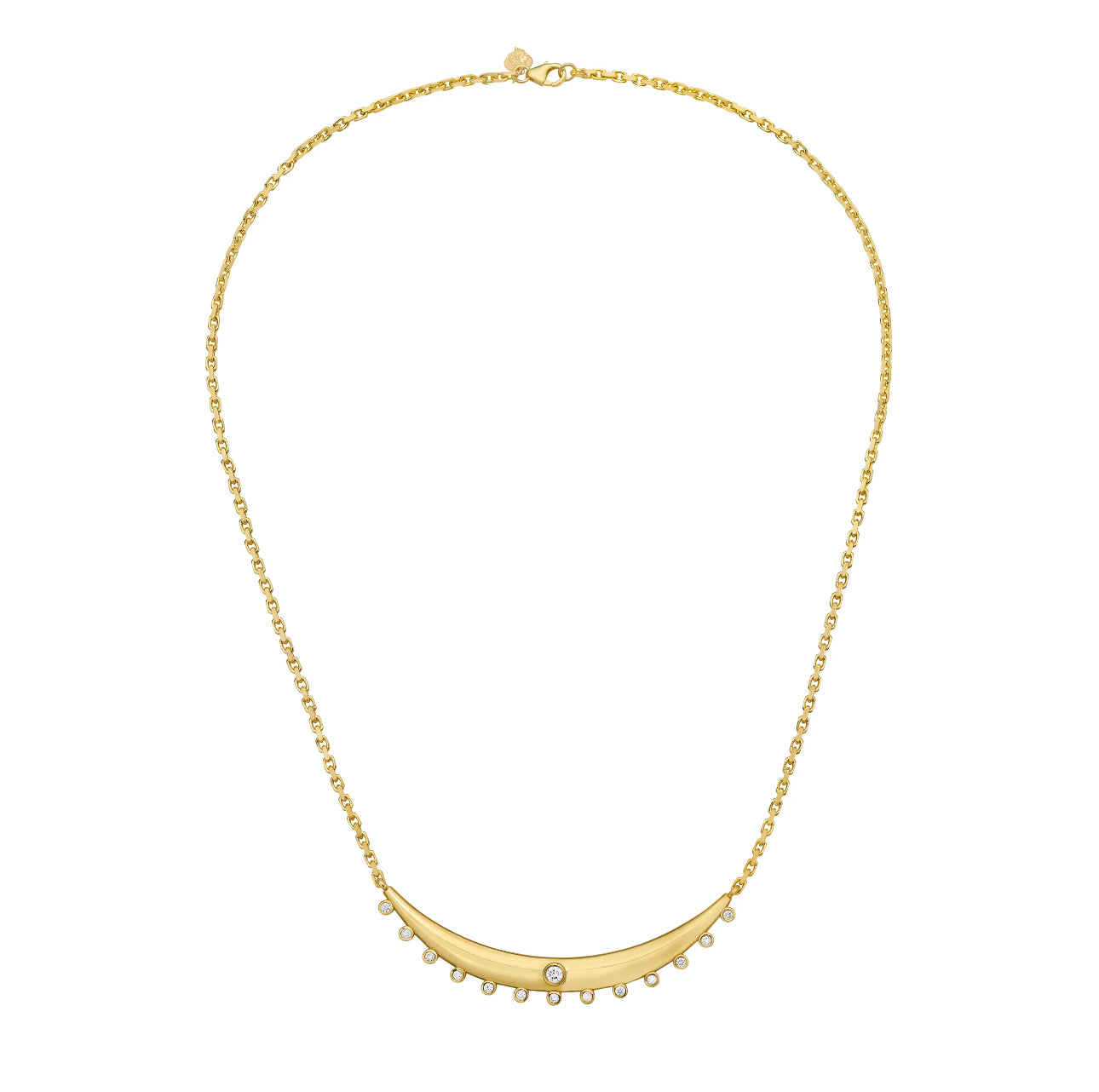 Aurelia Diamond Bar Necklace