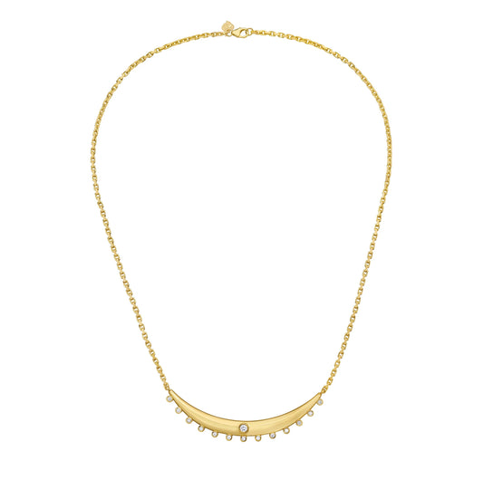 Aurelia Diamond Bar Necklace