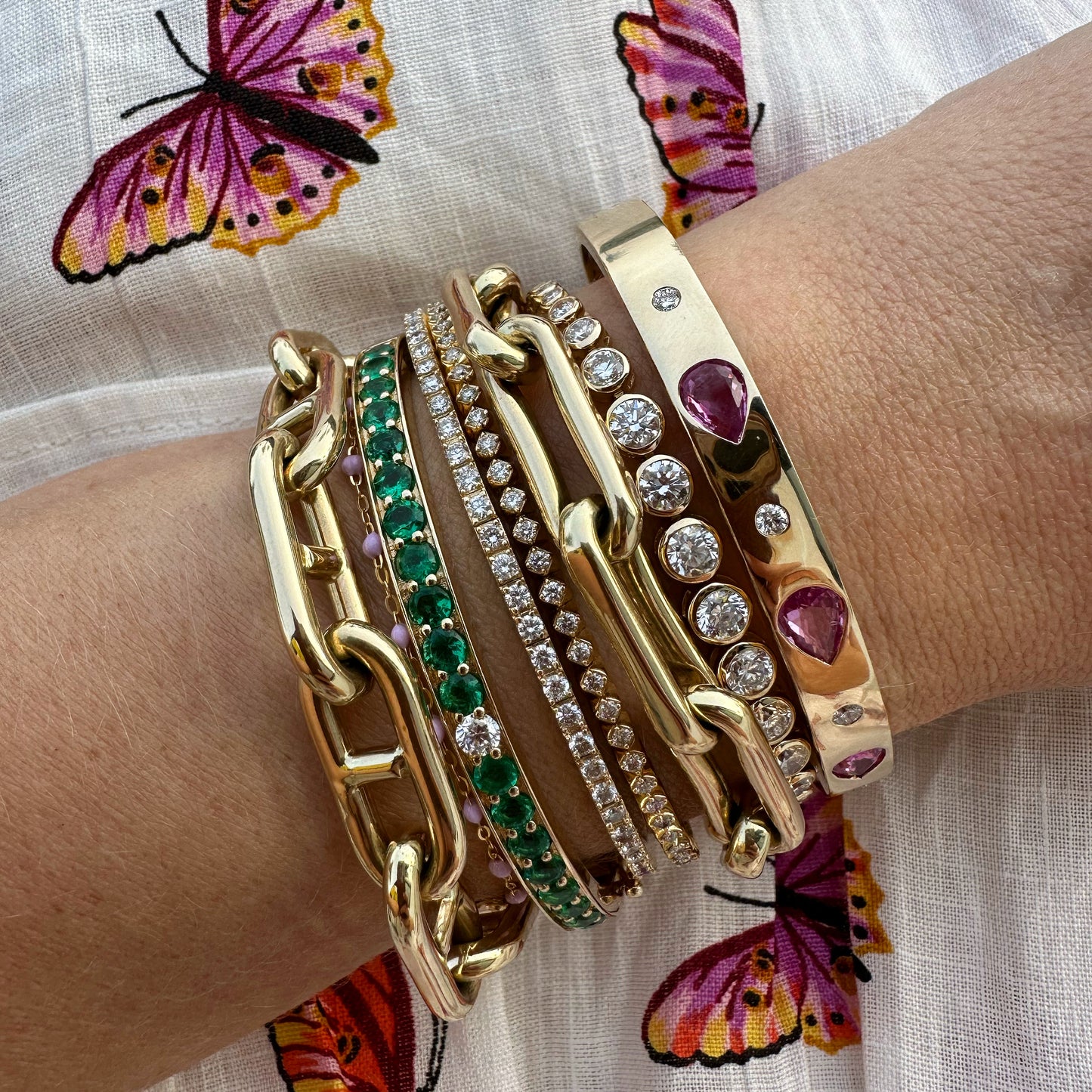 Novalie Bezel Diamond Bracelet