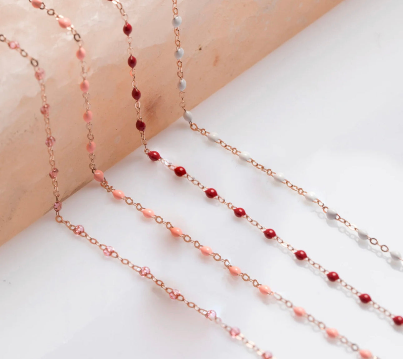 Giselle Necklace - Salmon