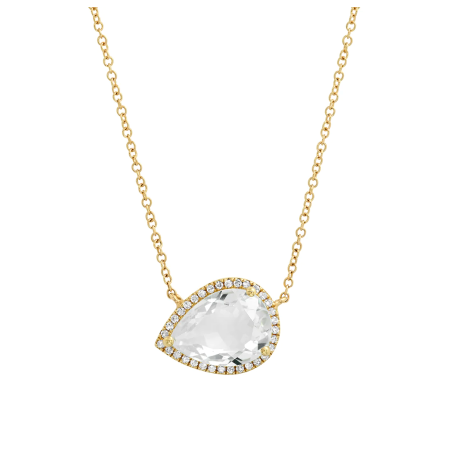 Single Tear Necklace