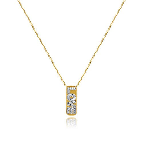 Chrishelle Tag Necklace