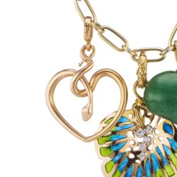 Serpent's Heart Charm