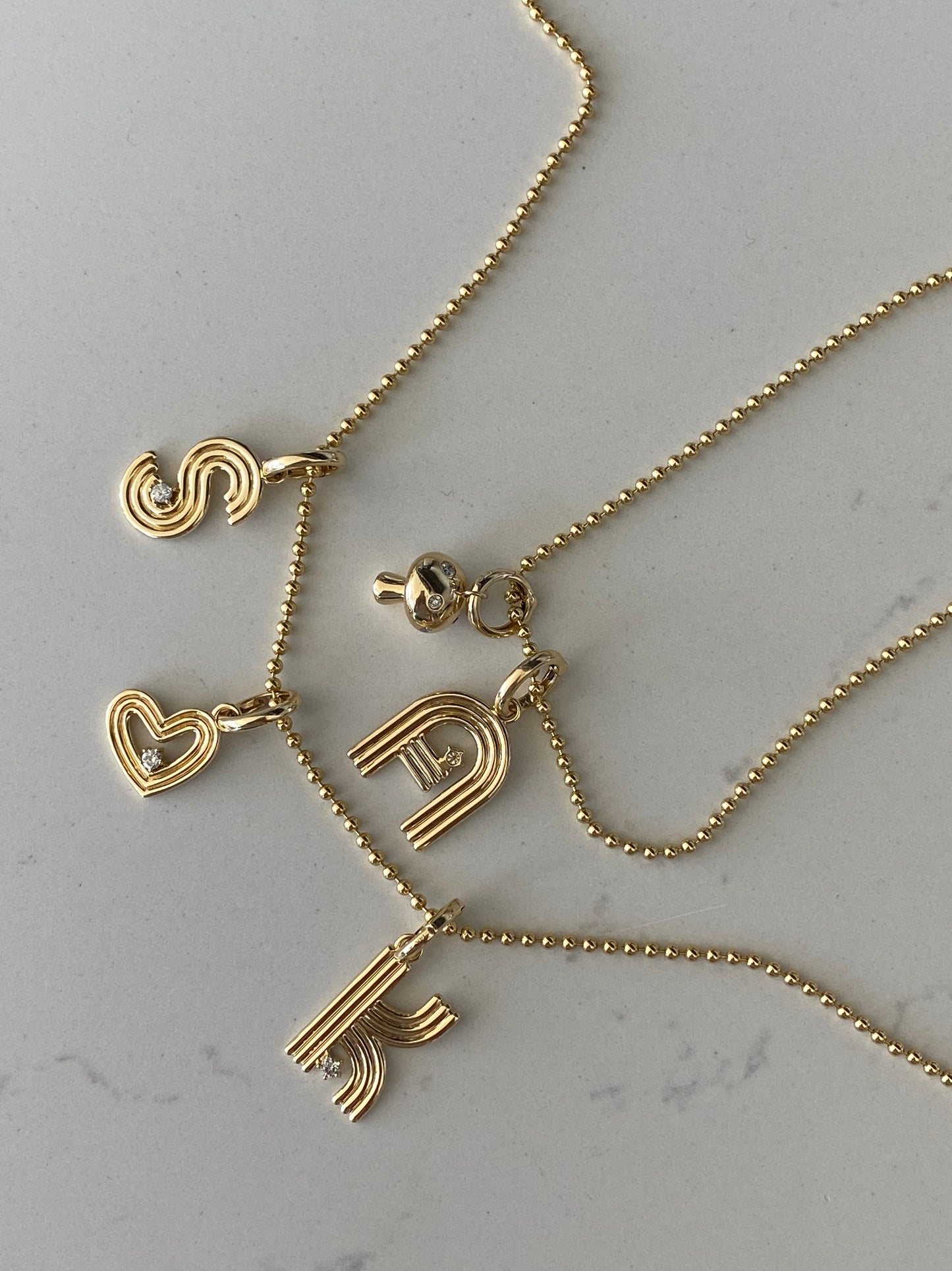Heart Groove Charm