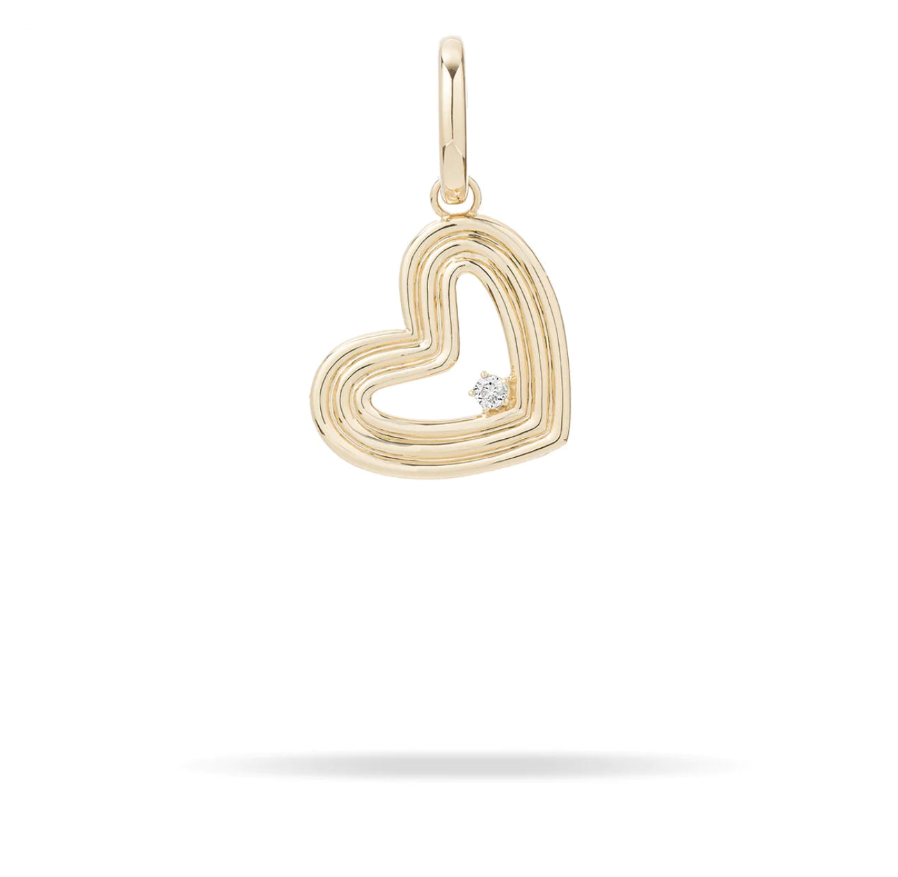 Heart Groove Charm
