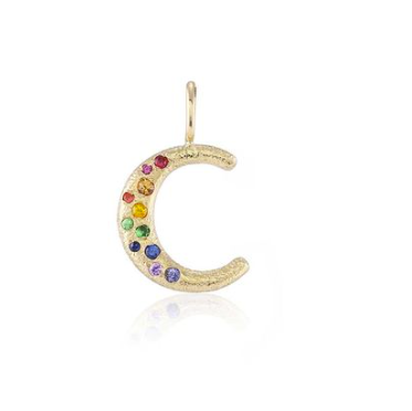 The Puffy Letter Charm