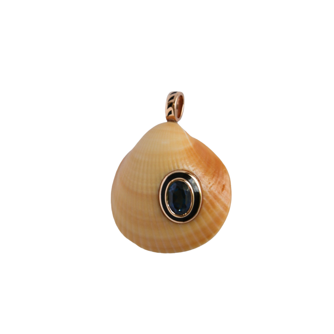 Natural Anadara Sapphire Pendant