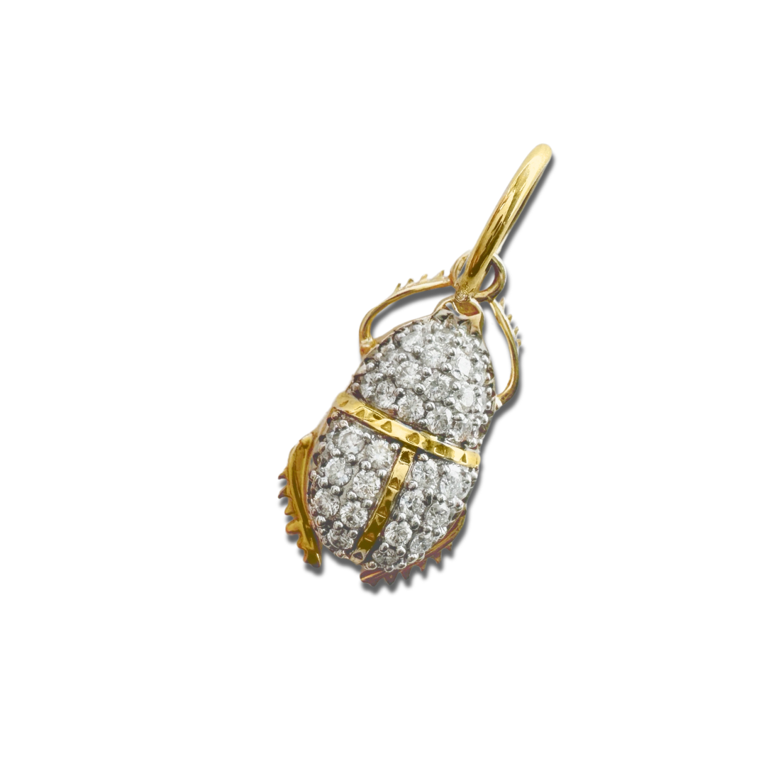 Pavé Scarab Charm