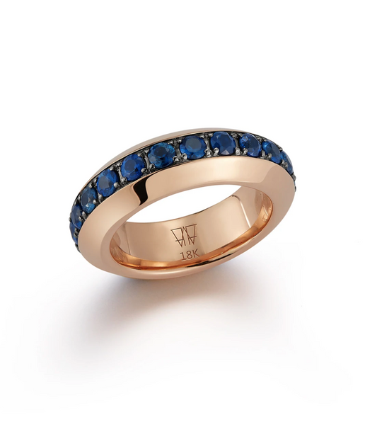 Grant Sapphire Angled Band