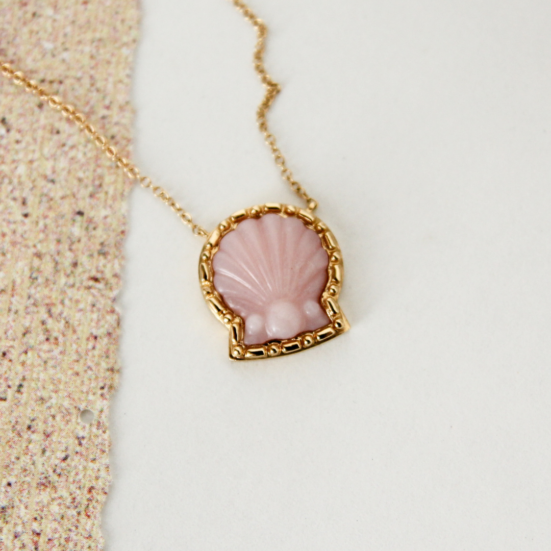 Alys Shell in Pink Opal