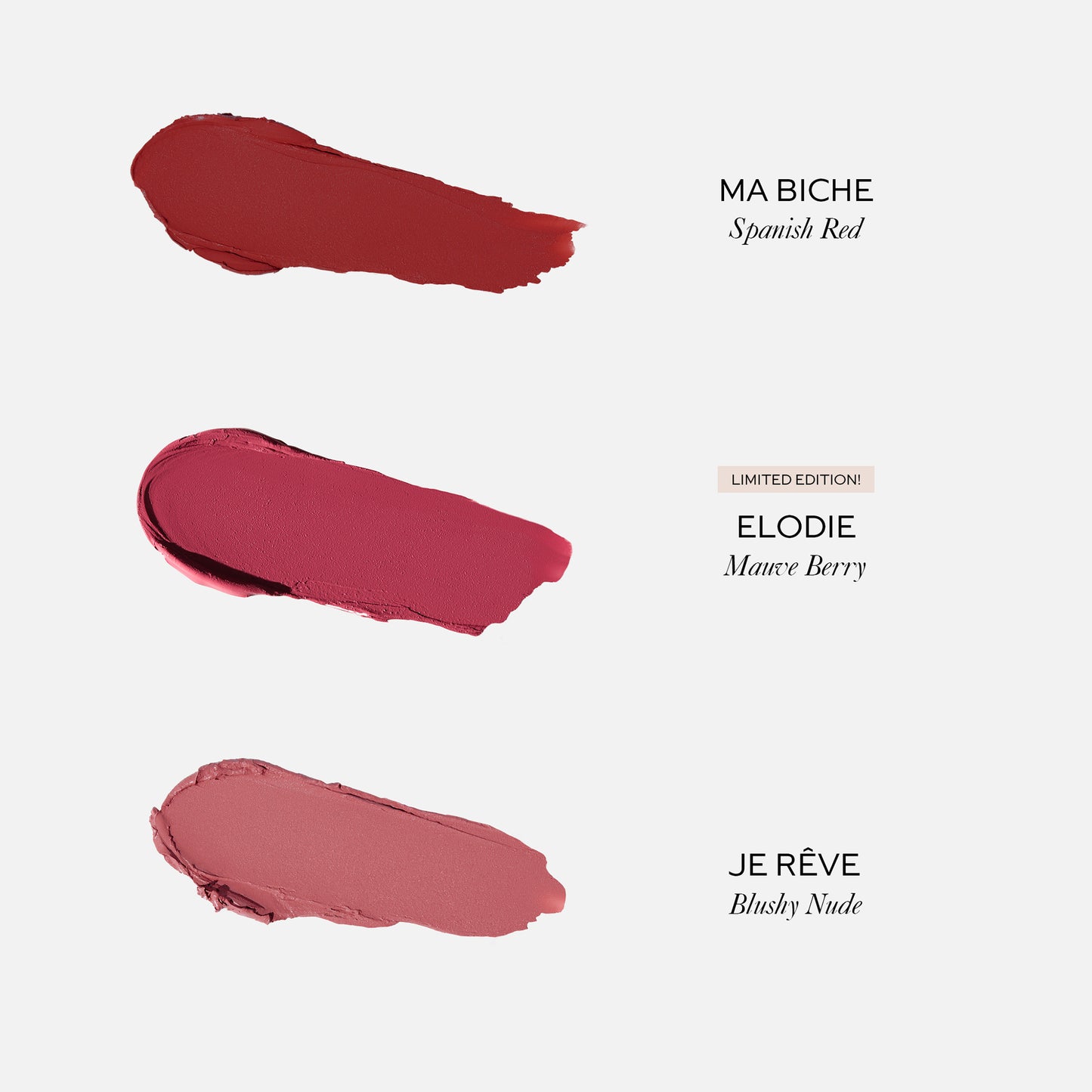 Westman Petite Lip Suede Trio