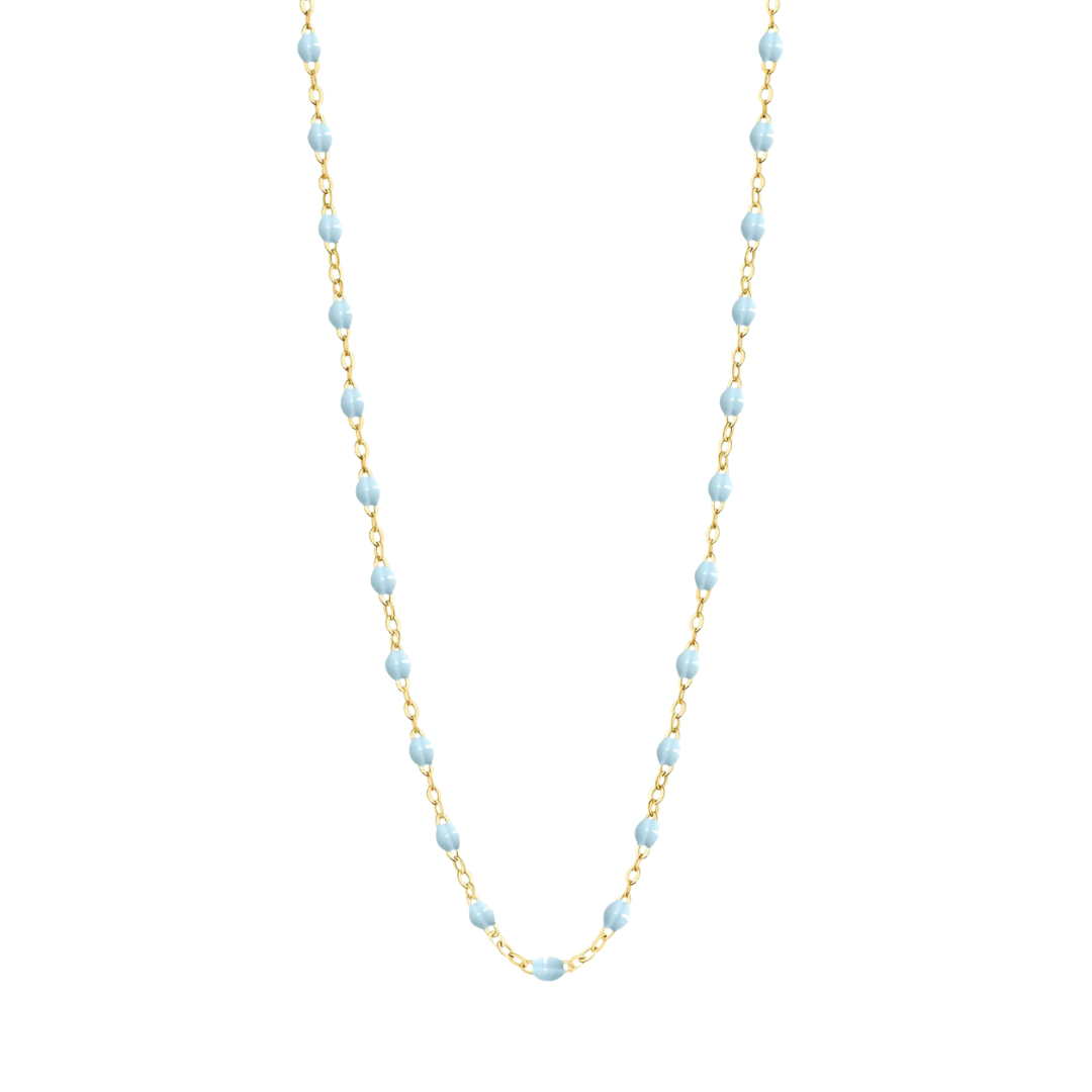 Giselle Necklace Baby Blue 17.7"