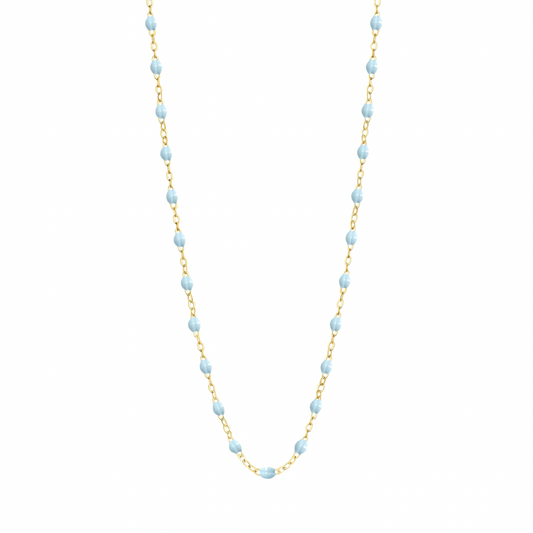 Giselle Necklace Baby Blue 17.7"