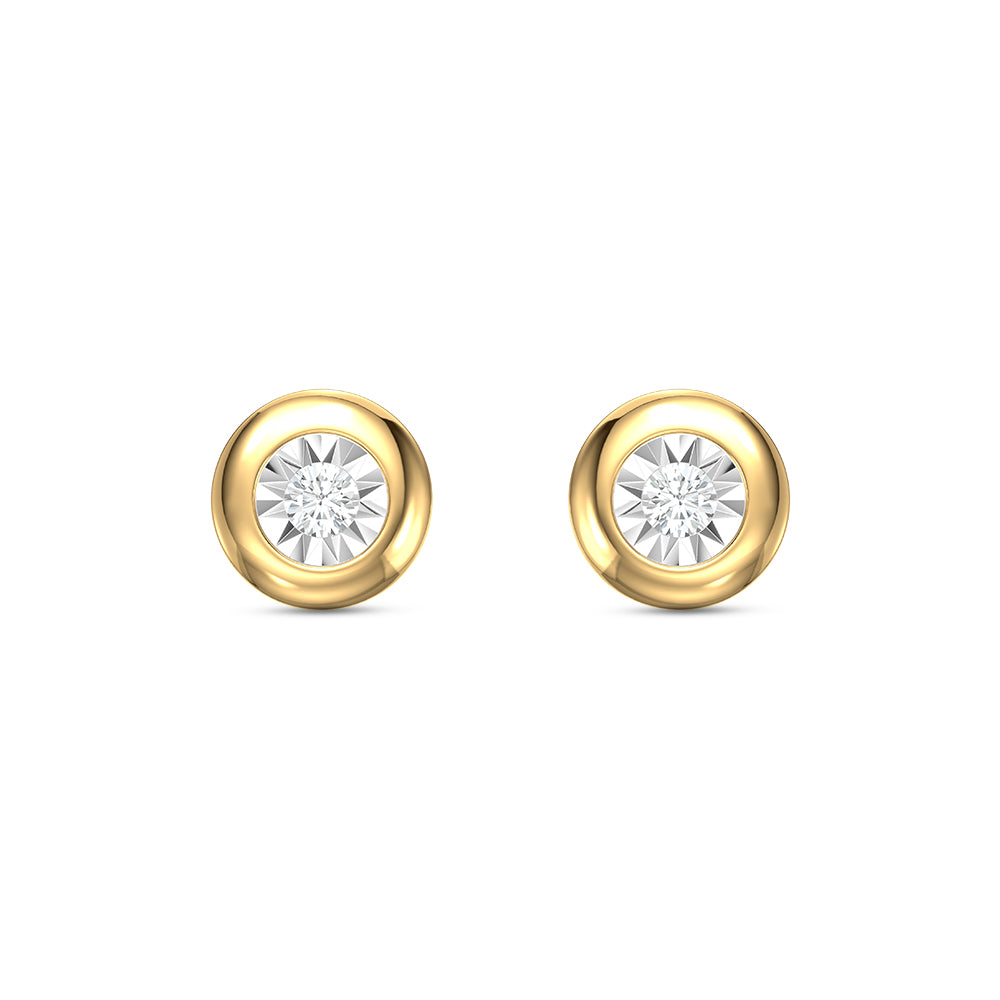 Kiara Bezel Diamond Studs