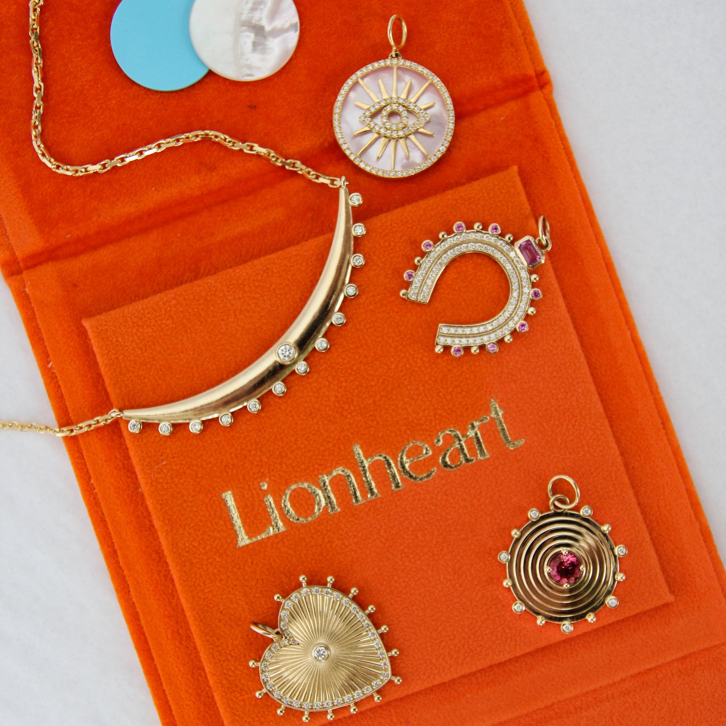 Aurelia Tourmaline Medallion