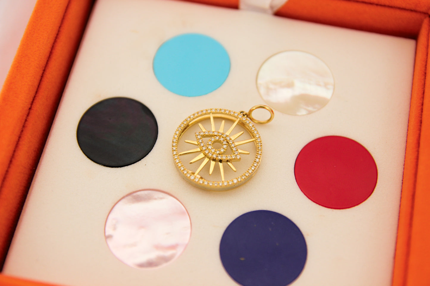 Seasons™️ Evil Eye Interchangeable Gemstone Charm