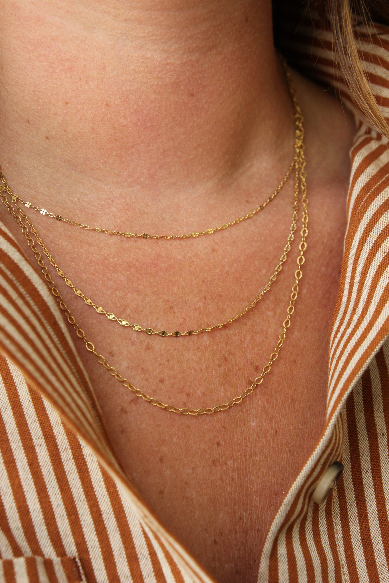 Ava Etch Chain -18"