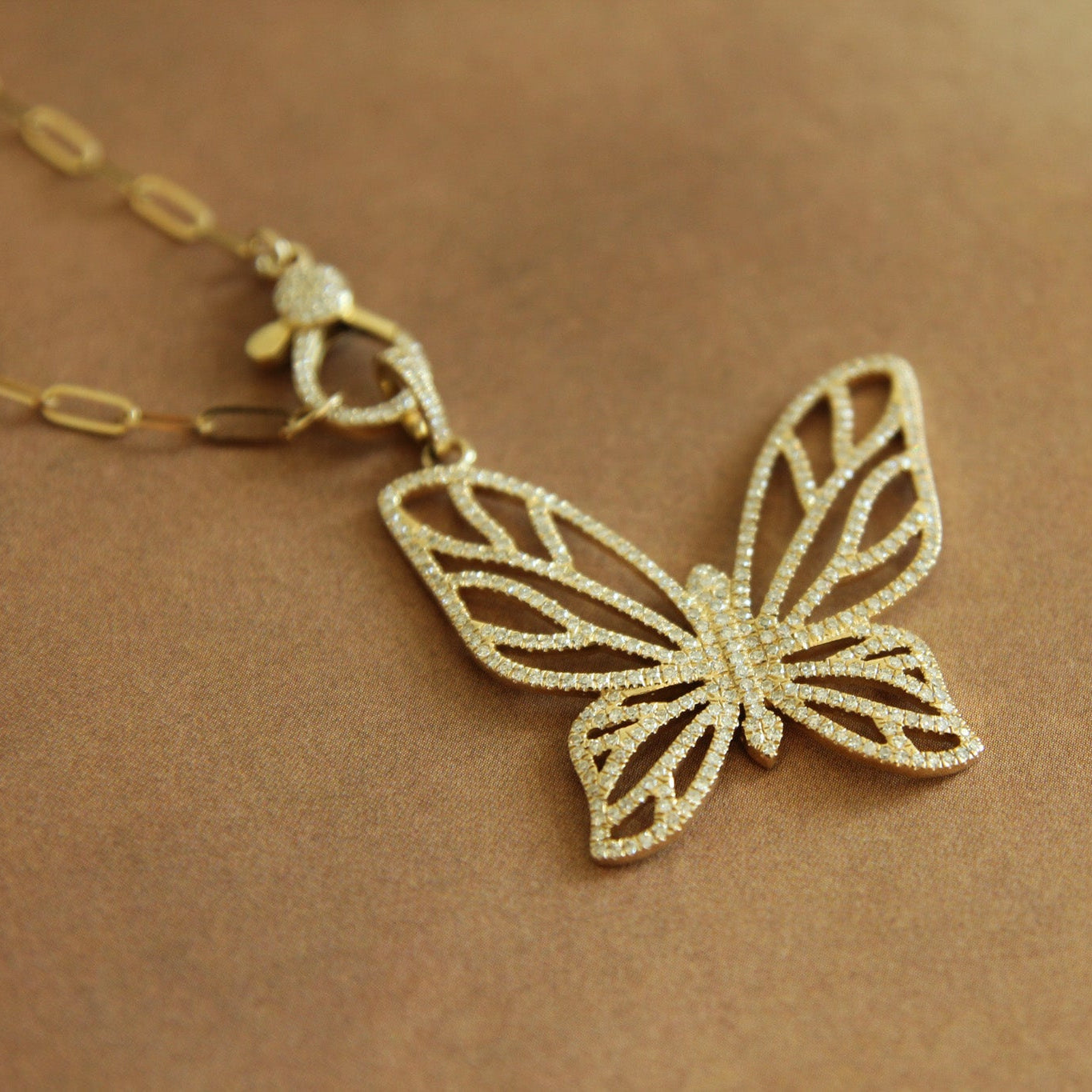 Open Wings Butterfly Pendant