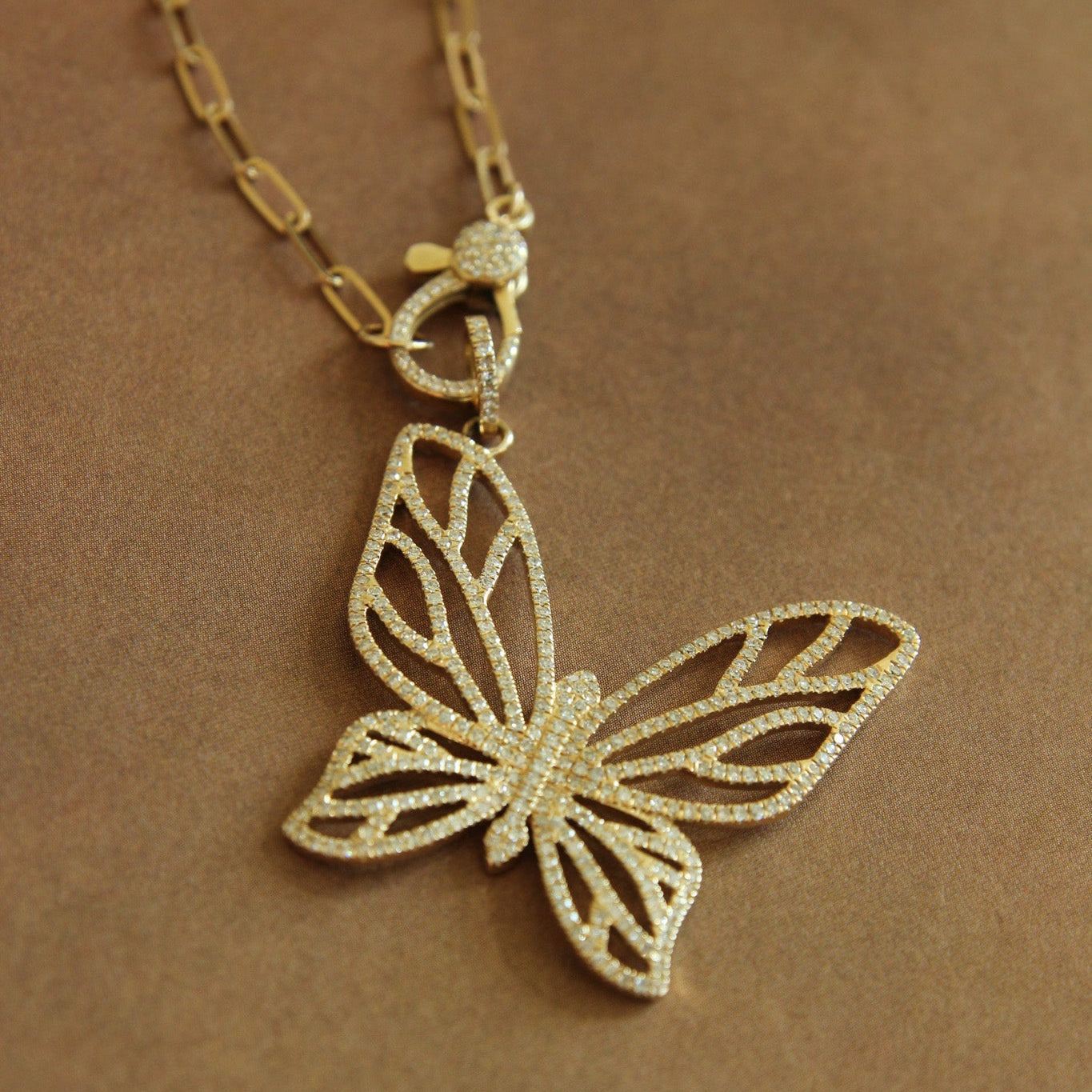 Open Wings Butterfly Pendant
