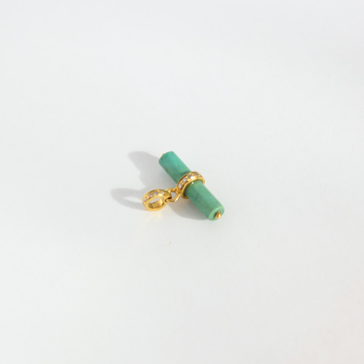 Turquoise Bar Charm
