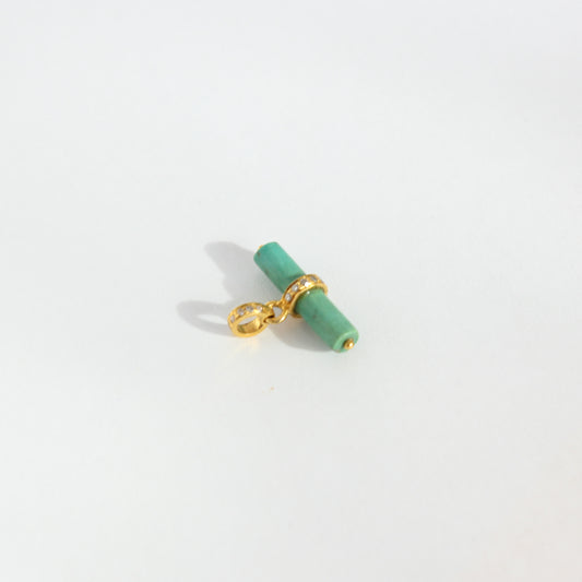 Turquoise Bar Charm