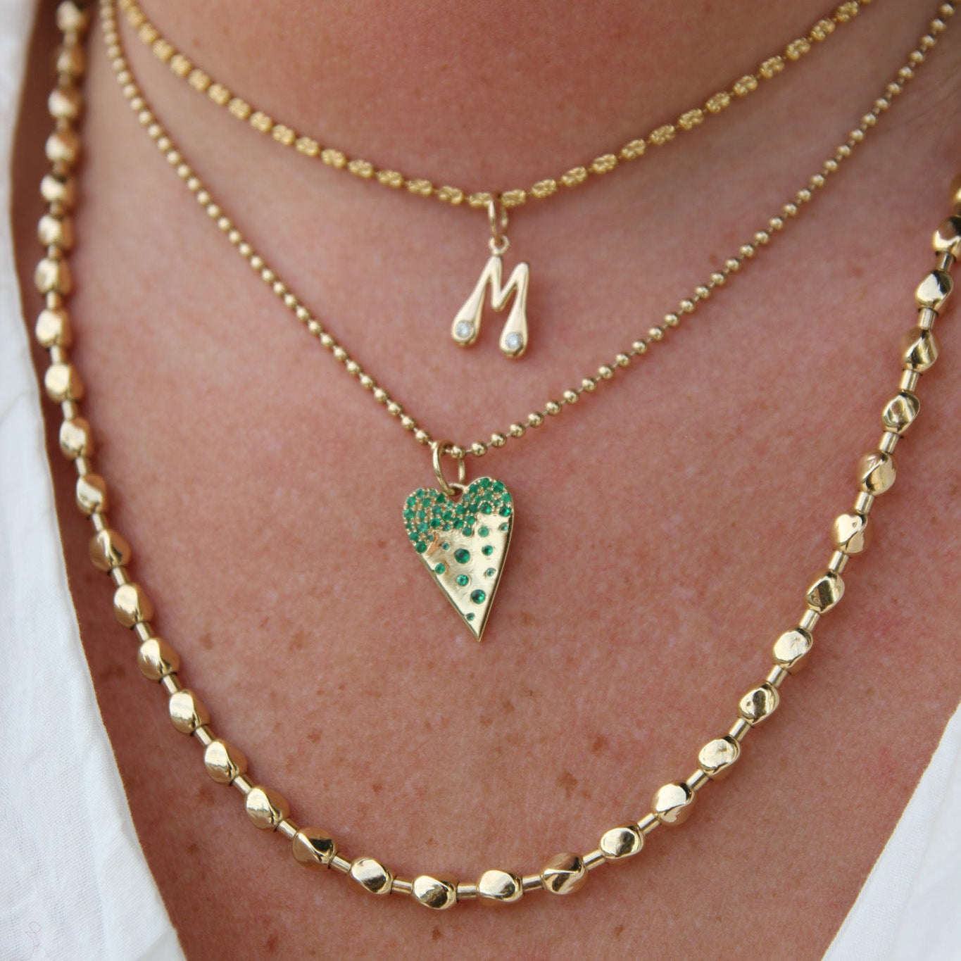 Scattered Emerald Heart