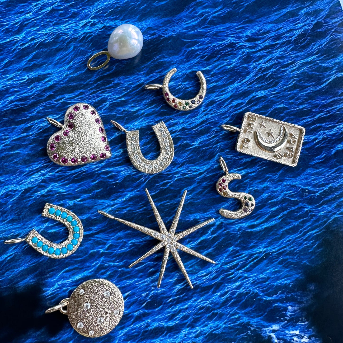 The Puffy Letter Charm