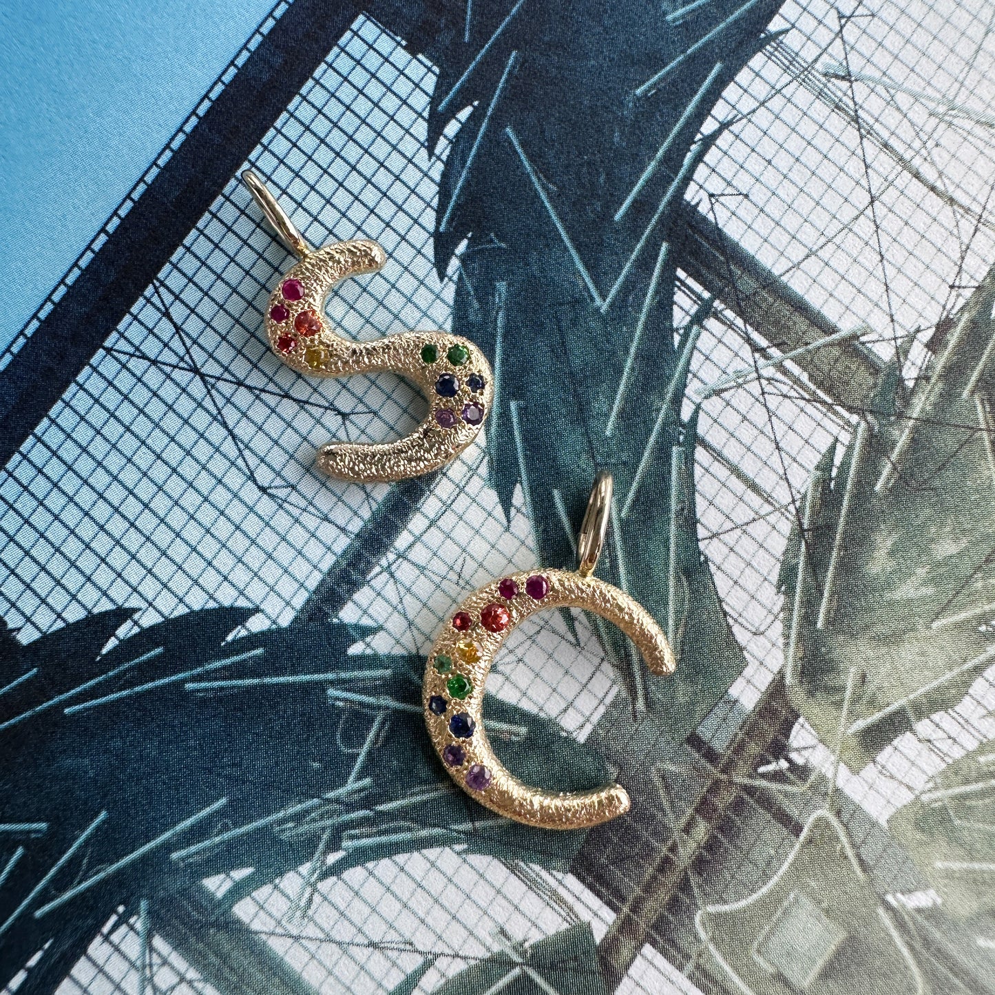 The Puffy Letter Charm