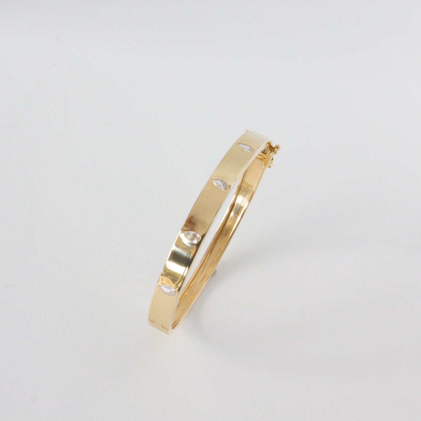 Duncan Pear Diamond Bangle